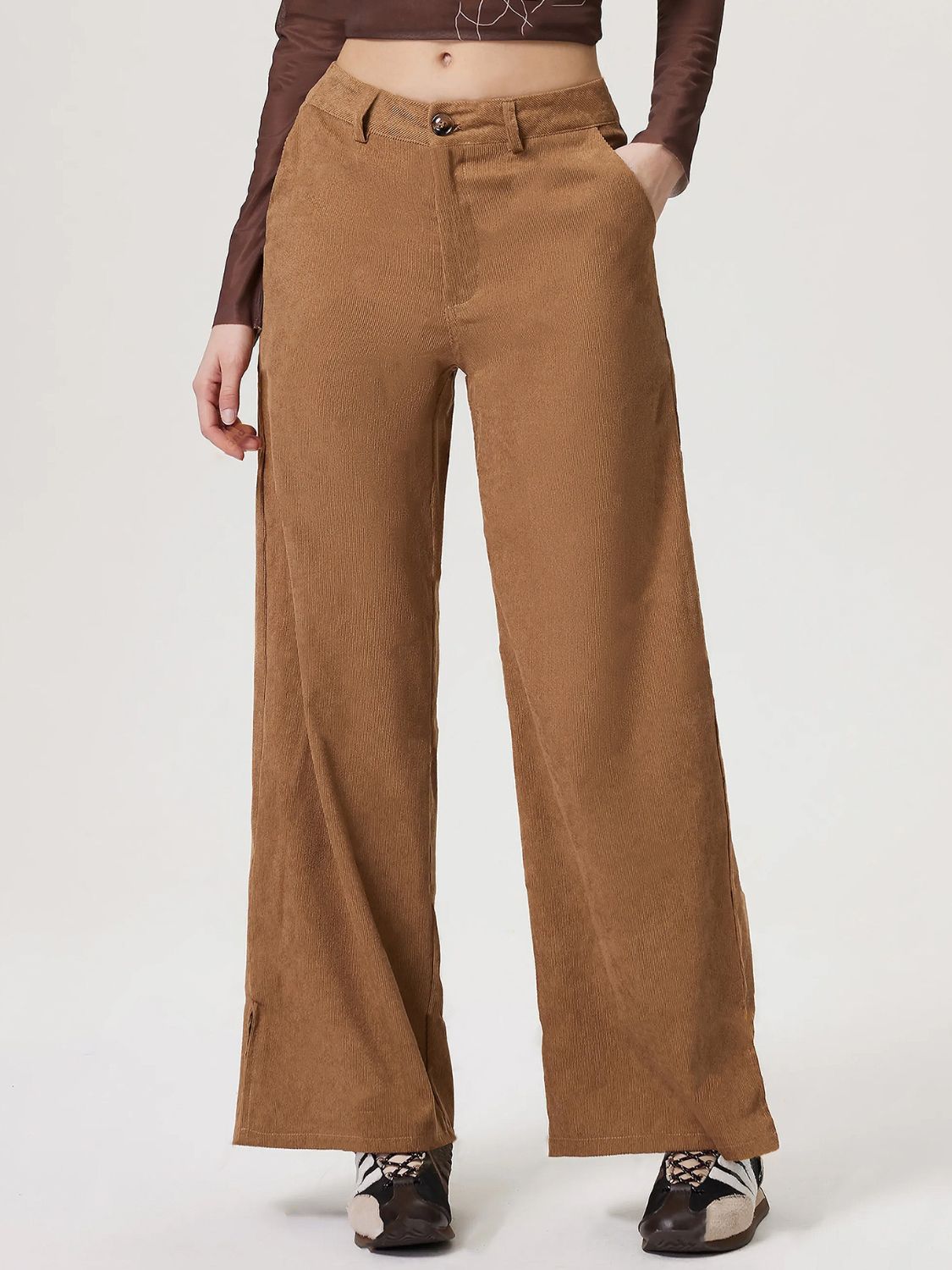 Wide Leg Pants with Pockets